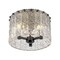 Z-Lite Glacier Flush Mount, 3-Light, 12.5 In.W x 12.5 In.L x 8 In.H, Matte Black/Clear 1943F12-MB - alternate 4